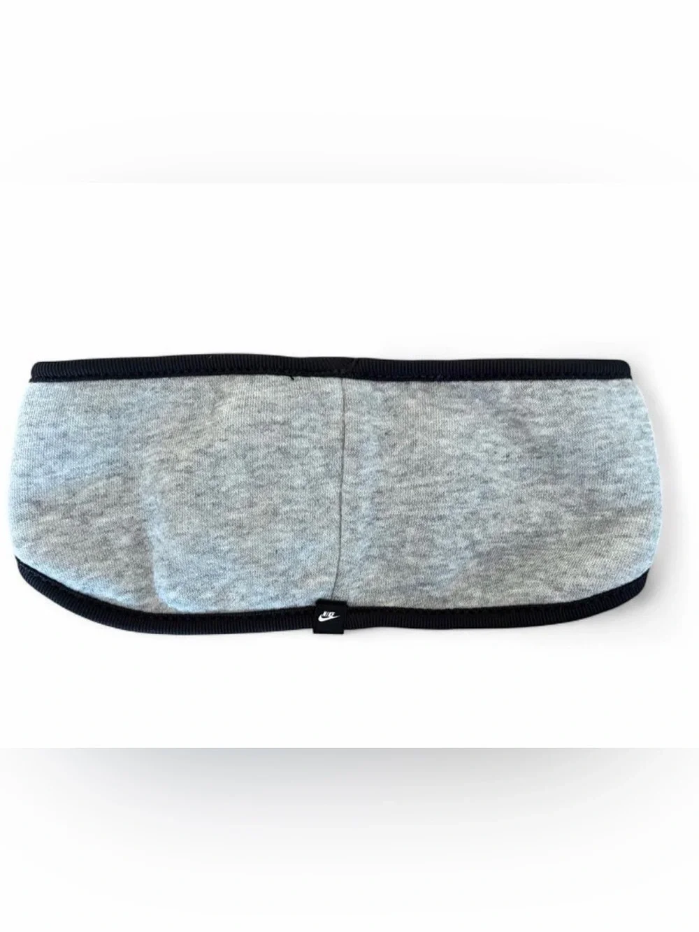 Nike Youth Light Gray + Black Ear Warmer Headband
